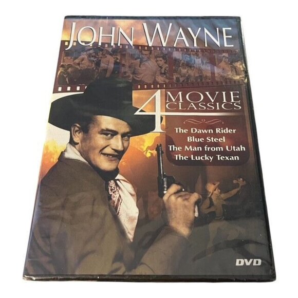 John Wayne 4-Movie Western DVD  New Sealed - Picture 1 of 3